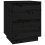 VidaXL (black, 2) vidaXL 1/2x Solid Wood Pine Bedside Cabinet Storage Side Cabinet Multi Colours 7