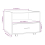 VidaXL (white) vidaXL Coffee Table Engineered Wood Accent Couch Centre Table Multi Colours 10