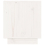 VidaXL vidaXL Solid Wood Pine Bedside Cabinet White Wooden Nightstand End Side Table 7