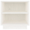 VidaXL vidaXL Solid Wood Pine Bedside Cabinet White Wooden Nightstand End Side Table 6