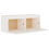 VidaXL (white, 2) vidaXL Wall Cabinet Hanging Storage Cabinet Wall Cupboard Solid Wood Pine 9