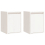 VidaXL (white, 2) vidaXL Wall Cabinet Hanging Storage Cabinet Wall Cupboard Solid Wood Pine 3
