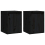 VidaXL (black, 2) vidaXL Wall Cabinet Hanging Storage Cabinet Wall Cupboard Solid Wood Pine 3
