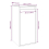 VidaXL (white, 2) vidaXL Wall Cabinet Hanging Storage Cabinet Wall Cupboard Solid Wood Pine 5