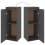 VidaXL (grey, 1) vidaXL 1/2x Solid Wood Pine Wall Cabinet Shelf Hanging Wall Unit Multi Colours 9
