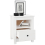 VidaXL (White, 1) vidaXL 1/2x Solid Wood Pine Bedside Cabinet Wooden Side Table Multi Colours 4