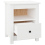 VidaXL (White, 1) vidaXL 1/2x Solid Wood Pine Bedside Cabinet Wooden Side Table Multi Colours 7