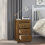VidaXL (honey brown, 2) vidaXL 1/2x Solid Wood Pine Bedside Cabinet Side Table Cabinet Multi Colours 9
