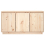 VidaXL (brown) vidaXL Solid Wood Pine Sideboard Storage Cabinet Shelf Cupboard Multi Colours 4