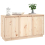 VidaXL (brown) vidaXL Solid Wood Pine Sideboard Storage Cabinet Shelf Cupboard Multi Colours 9
