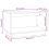 VidaXL (grey) vidaXL Solid Wood Pine TV Cabinet Home Wall Mounted Shelf Stand Multi Colours 5