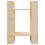 VidaXL (brown) vidaXL Solid Wood Pine Book Cabinet/Room Divider Storage Rack Multi Colours 4