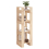 VidaXL (brown) vidaXL Solid Wood Pine Book Cabinet/Room Divider Storage Shelf Multi Colours 6