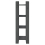 VidaXL (grey) vidaXL Solid Wood Pine Book Cabinet/Room Divider Storage Shelf Multi Colours 4