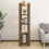 VidaXL (honey brown) vidaXL Solid Wood Pine Book Cabinet/Room Divider Storage Rack Multi Colours 4