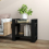 VidaXL (black) vidaXL Solid Wood Pine Book Cabinet/Room Divider Storage Shelf Multi Colours 7