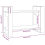 VidaXL (grey) vidaXL Solid Wood Pine Book Cabinet/Room Divider Bookcase Rack Multi Colours 9