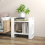 VidaXL (white) vidaXL Solid Wood Pine Book Cabinet/Room Divider Storage Shelf Multi Colours 7