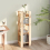 VidaXL (brown) vidaXL Solid Wood Pine Book Cabinet/Room Divider Storage Shelf Multi Colours 7