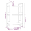 VidaXL (white) vidaXL Solid Wood Pine Book Cabinet/Room Divider Storage Rack Multi Colours 5