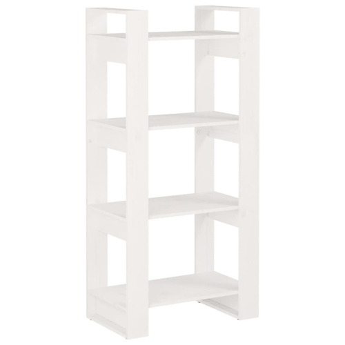VidaXL (white) vidaXL Solid Wood Book Cabinet/Room Divider Book Shelf Bookcase Multi Colours 2