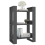 VidaXL (grey) vidaXL Solid Wood Pine Book Cabinet/Room Divider Storage Rack Multi Colours 6