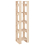 VidaXL (brown) vidaXL Solid Wood Pine Book Cabinet/Room Divider Storage Rack Multi Colours 3