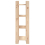 VidaXL (brown) vidaXL Solid Wood Pine Book Cabinet/Room Divider Storage Shelf Multi Colours 4