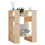 VidaXL (brown) vidaXL Solid Wood Pine Book Cabinet/Room Divider Storage Rack Multi Colours 8