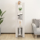 VidaXL (white) vidaXL Solid Wood Pine Book Cabinet/Room Divider Storage Rack Multi Colours 4