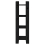 VidaXL (black) vidaXL Solid Wood Pine Book Cabinet/Room Divider Storage Shelf Multi Colours 4