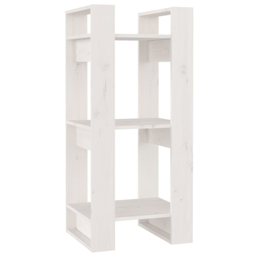 VidaXL (white) vidaXL Solid Wood Pine Book Cabinet/Room Divider Storage Shelf Multi Colours 2