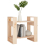 VidaXL (brown) vidaXL Solid Wood Pine Book Cabinet/Room Divider Storage Shelf Multi Colours 6