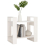 VidaXL (white) vidaXL Solid Wood Pine Book Cabinet/Room Divider Storage Shelf Multi Colours 6