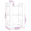 VidaXL (grey) vidaXL Solid Wood Pine Book Cabinet/Room Divider Storage Rack Multi Colours 9