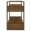 VidaXL (honey brown) vidaXL Solid Wood Pine Book Cabinet/Room Divider Bookcase Rack Multi Colours 7
