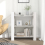 VidaXL (white) vidaXL Solid Wood Pine Book Cabinet/Room Divider Storage Rack Multi Colours 4