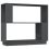 VidaXL (grey) vidaXL Solid Wood Pine Book Cabinet/Room Divider Rack Book Shelf Multi Colours 3