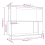 VidaXL (white) vidaXL Solid Wood Pine Book Cabinet/Room Divider Rack Book Shelf Multi Colours 9