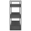 VidaXL (grey) vidaXL Solid Wood Pine Book Cabinet/Room Divider Storage Rack Multi Colours 7