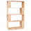 VidaXL (brown) vidaXL Solid Wood Pine Book Cabinet/Room Divider Storage Rack Multi Colours 3