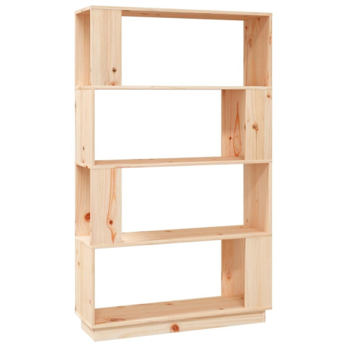 VidaXL (brown) vidaXL Solid Wood Pine Book Cabinet/Room Divider Storage Rack Multi Colours 2