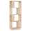 VidaXL (brown) vidaXL Solid Wood Pine Book Cabinet/Room Divider Rack Book Stand Multi Colours 3