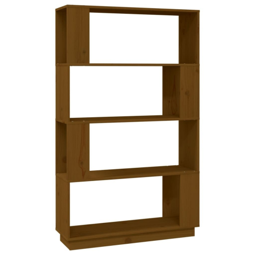 VidaXL (honey brown) vidaXL Solid Wood Pine Book Cabinet/Room Divider Storage Rack Multi Colours 2