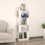 VidaXL (white) vidaXL Solid Wood Pine Book Cabinet/Room Divider Rack Book Stand Multi Colours 4