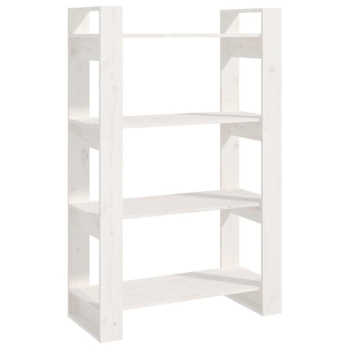 VidaXL (white) vidaXL Solid Wood Pine Book Cabinet/Room Divider Rack Book Shelf Multi Colours 2
