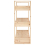 VidaXL (brown) vidaXL Solid Wood Pine Book Cabinet/Room Divider Storage Rack Multi Colours 7