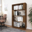 VidaXL (honey brown) vidaXL Solid Wood Pine Book Cabinet/Room Divider Storage Rack Multi Colours 4