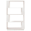 VidaXL (white) vidaXL Solid Wood Pine Book Cabinet/Room Divider Storage Rack Multi Colours 6