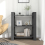 VidaXL (grey) vidaXL Solid Wood Pine Book Cabinet/Room Divider Storage Rack Multi Colours 4